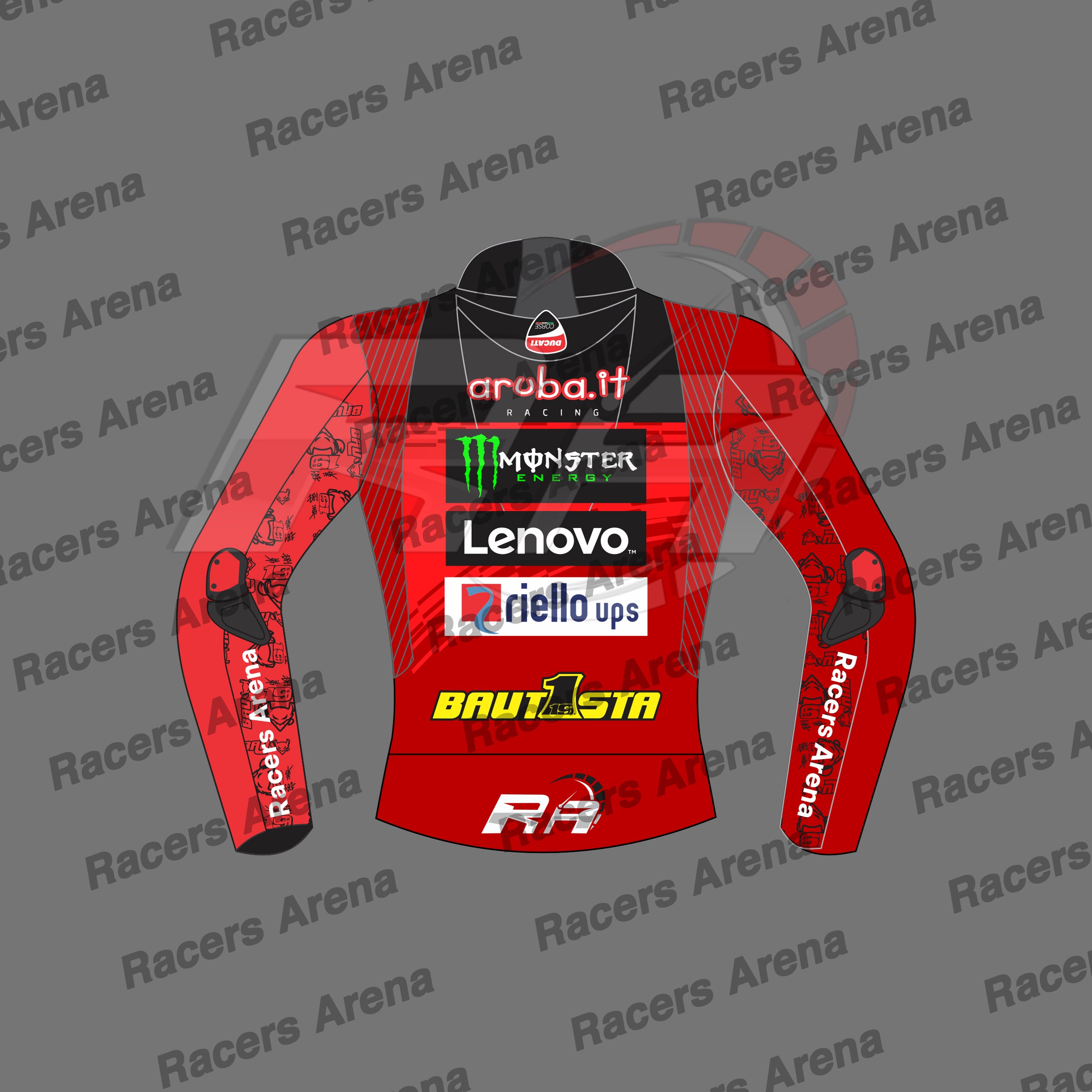 Alvaro-Bautista-Ducati-SBK-2024-Motorcycle-Track-Race-Jacket-Back Alvaro-Bautista-Ducati-SBK-2024-Motorcycle-Track-Race-Jacket-Back