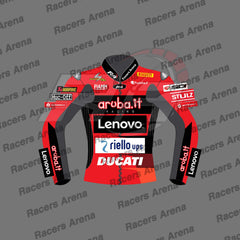 Alvaro Bautista Ducati Aruba it SBK 2023 Motorcycle Race JAcket Front