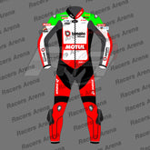 Axel Bassani Kawasaki WSBK 2026 Motorbike Leather Race Suit Front