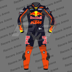 Brad Binder Red Bull KTM MotoGP 2023 Motorcycle Leather Race Suit Front