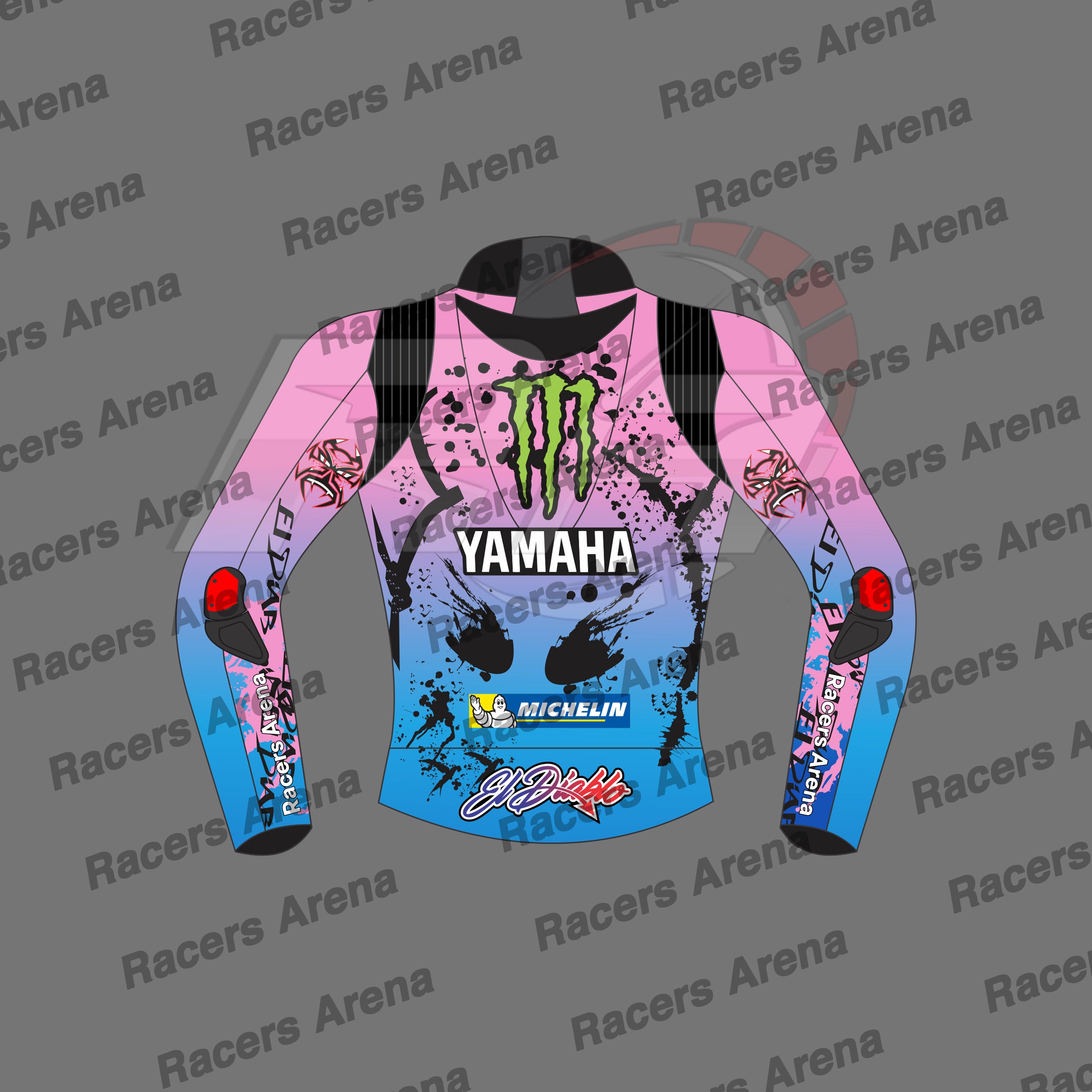 Fabio-Quartararo-Yamaha-FrenchGP-2024-Motorcycle-Leather-Race-Jacket-Back Fabio-Quartararo-Yamaha-FrenchGP-2024-Motorcycle-Leather-Race-Jacket-Back