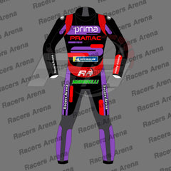 Franco Morbidelli 2024 Ducati Pramac Motorcycle Leather Racing Suit Back