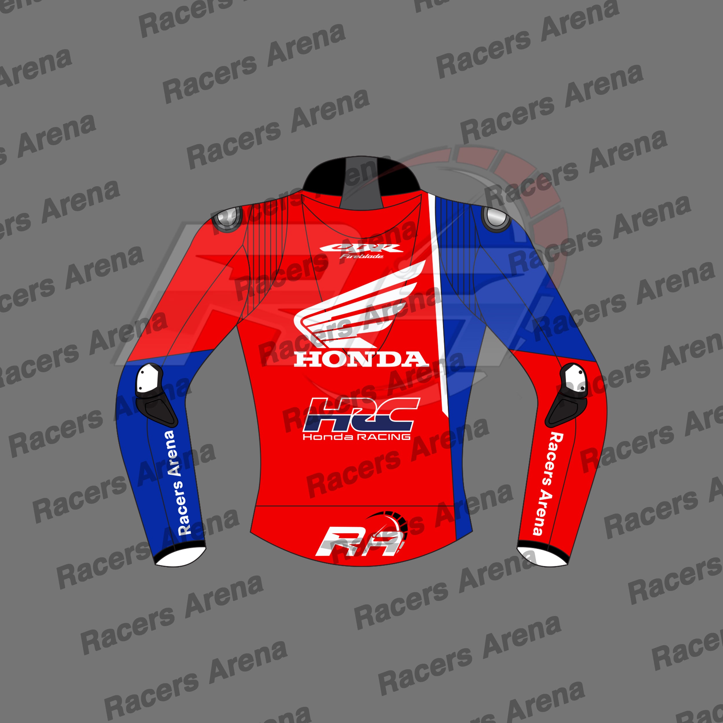 Iker-Lecuona-Honda-Supermoto-SBK-2024-Leather-Racing-Jacket-Back Iker-Lecuona-Honda-Supermoto-SBK-2024-Leather-Racing-Jacket-Back