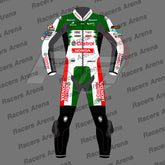 Johann Zarco 2025 Honda Castrol Motorbike Race Leather Suit Front