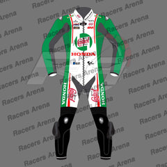 Johann Zarco Castrol Honda British GP 2024 Race Leather Suit Front