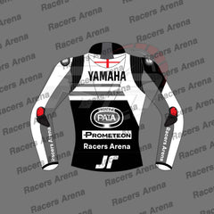 Jonathan Rea Yamaha Winter Test 2023 Motorbike Leather Racing Jacket Back