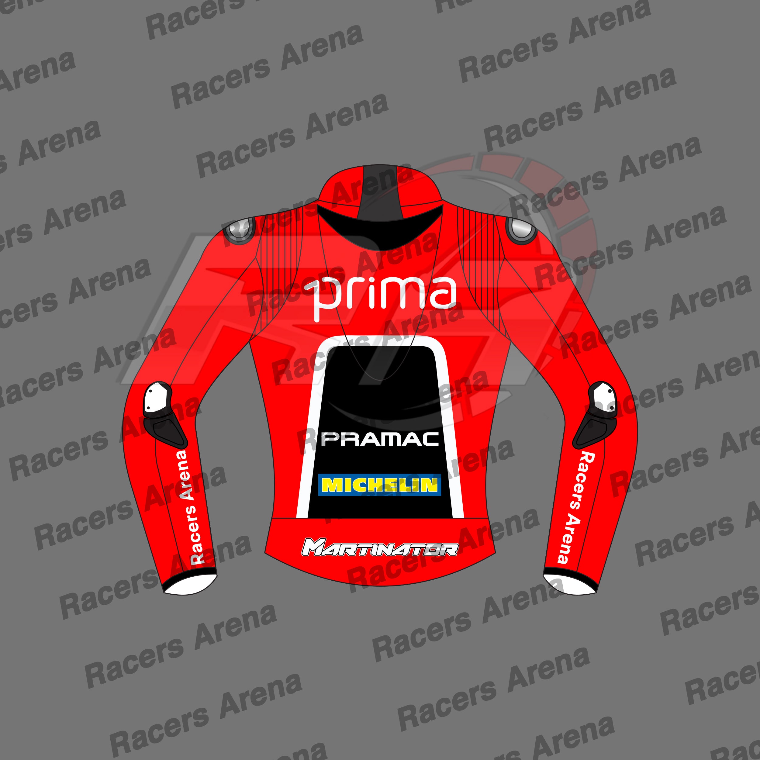 Jorge-Martin-Ducati-British-GP-2024-Motorbike-Leather-Racing-Jacket-Back Jorge-Martin-Ducati-British-GP-2024-Motorbike-Leather-Racing-Jacket-Back