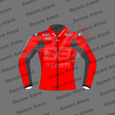 Marc Marquez Winter Test 2024 Motorcycle Leather Race Jacket Front