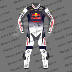 Pedro Acosta Red Bull British GP 2024 Motorbike Leather Racing Suit Front
