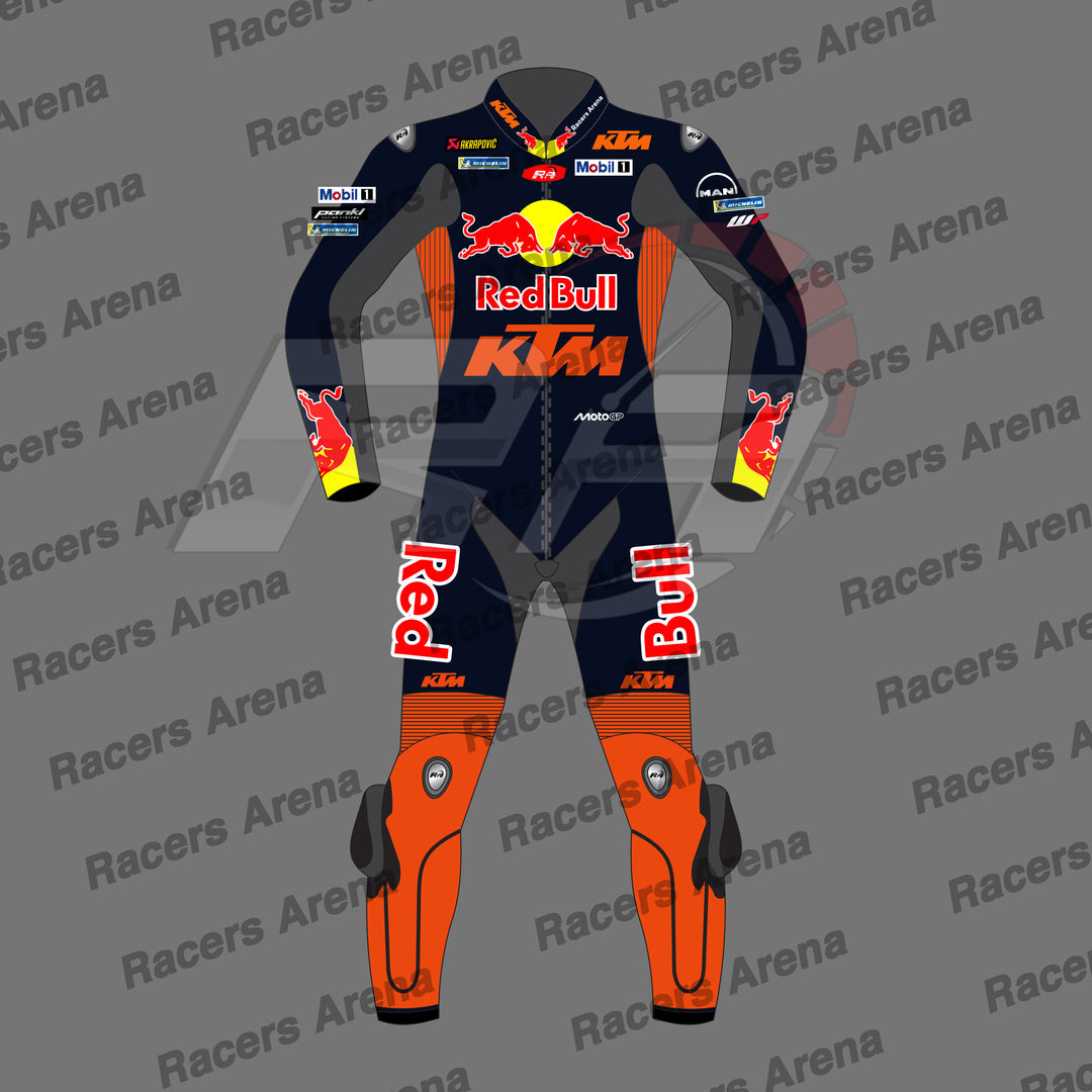 Pedro Acosta Redbull KTM 2025 Motorbike Leather Race Suit Front