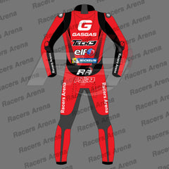 Pol Espargaro Gasgas Tech3 MotoGP 2023 Motorcycle Leather Race Suit Back
