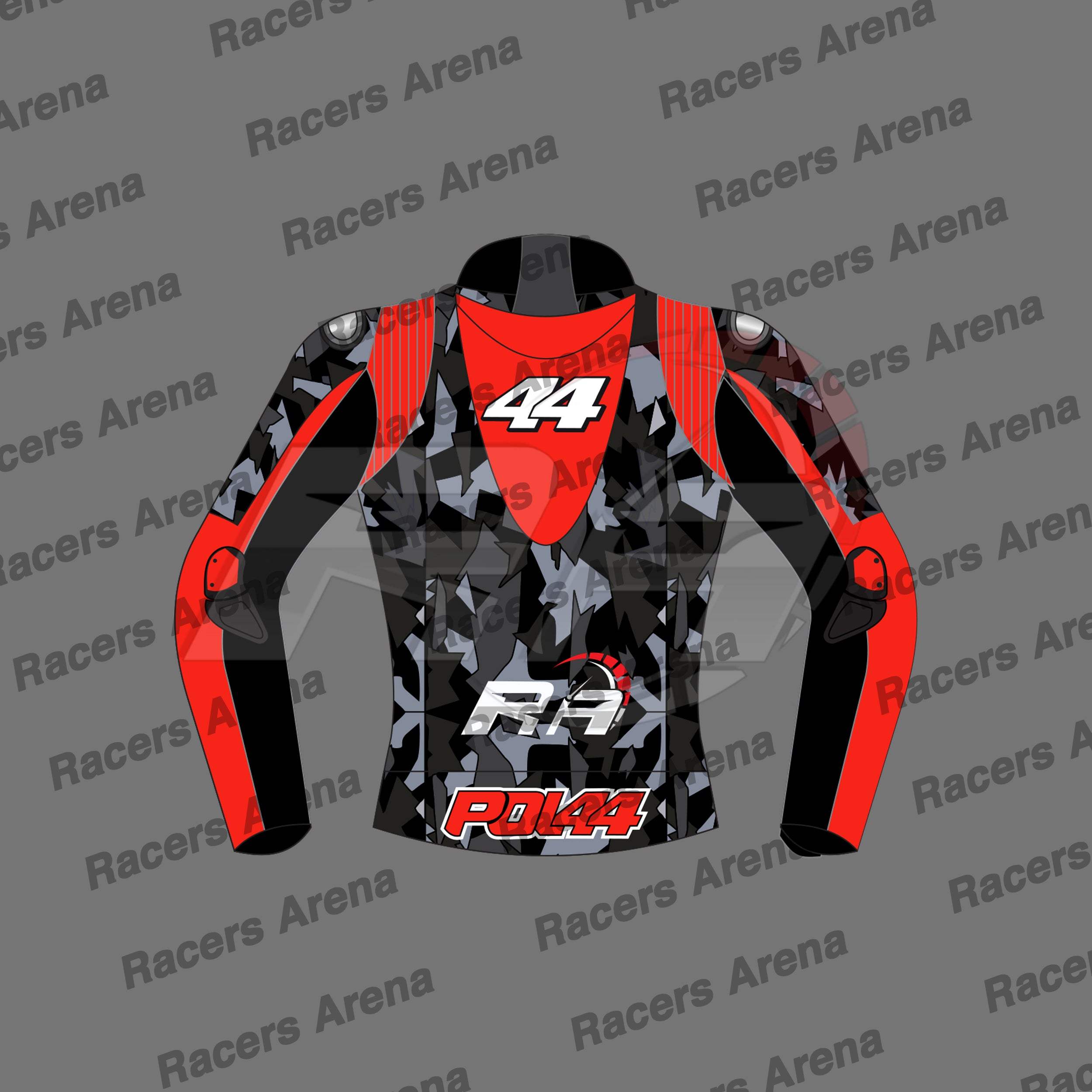 Pol Espargaro Winter Test 2023 Motorcycle Leather Race Jacket Back Pol Espargaro Winter Test 2023 Motorcycle Leather Race Jacket Back