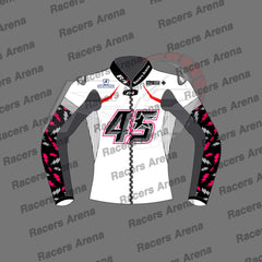 Scott Reddings 45 Winter Test 2022 Motorcycle Leather Riding Jacket Front