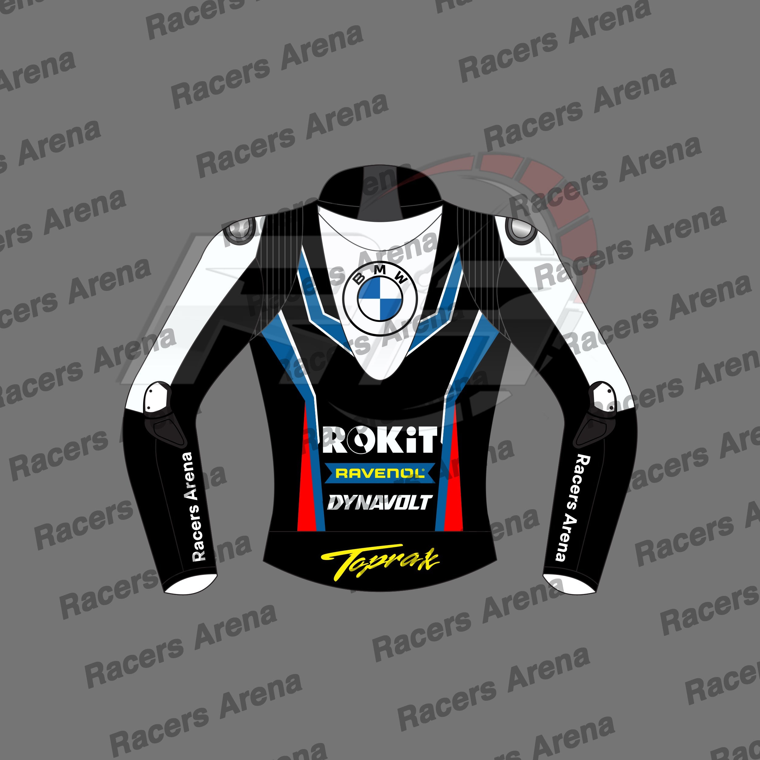 Toprak Razgatlıoğlu BMW 2024 Motorbike Leather Racing Jacket Back Toprak Razgatlıoğlu BMW 2024 Motorbike Leather Racing Jacket Back