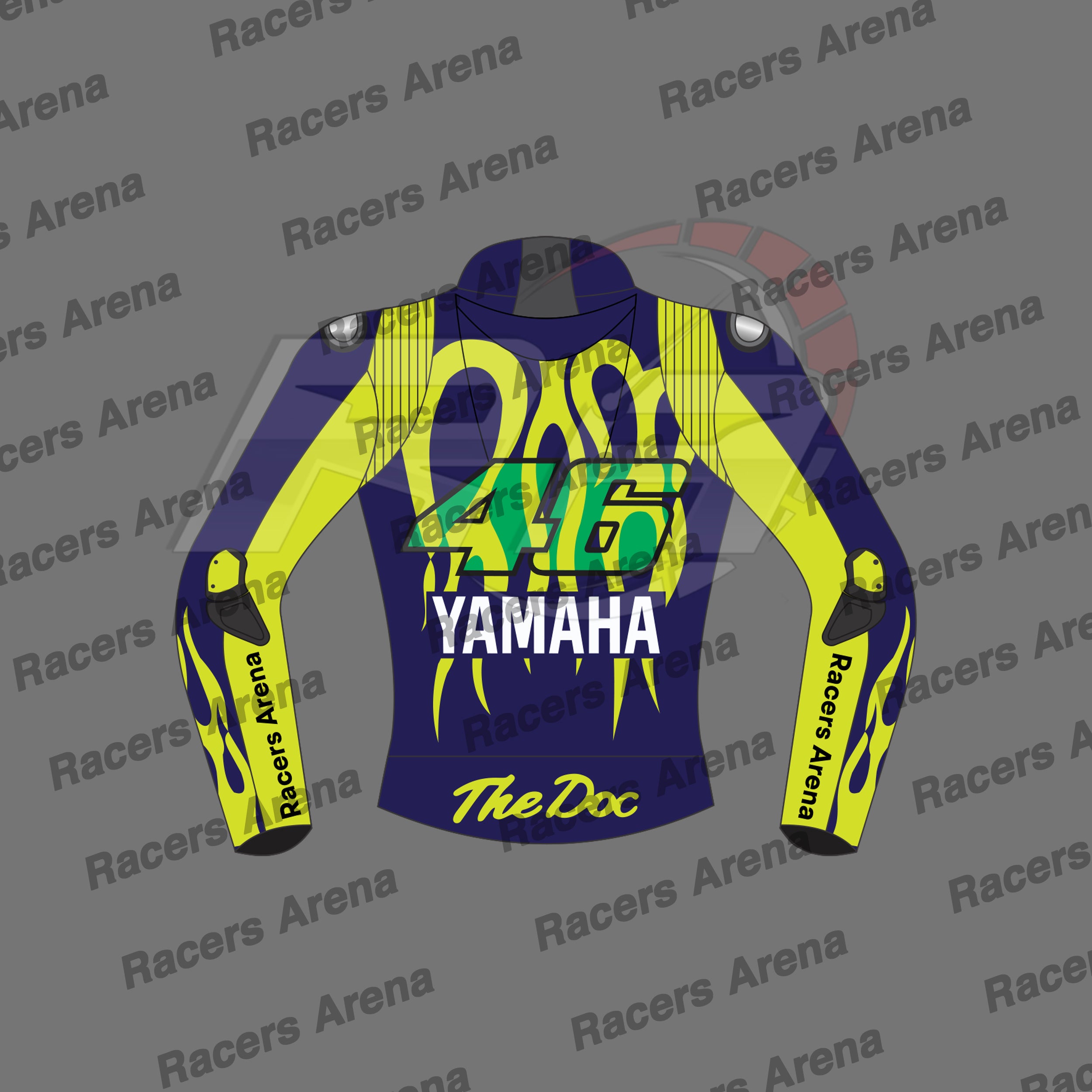 Valentino-Rossi-Blue-Yamaha-2024-Motorcycle-Leather-Race-Jacket-Back Valentino-Rossi-Blue-Yamaha-2024-Motorcycle-Leather-Race-Jacket-Back