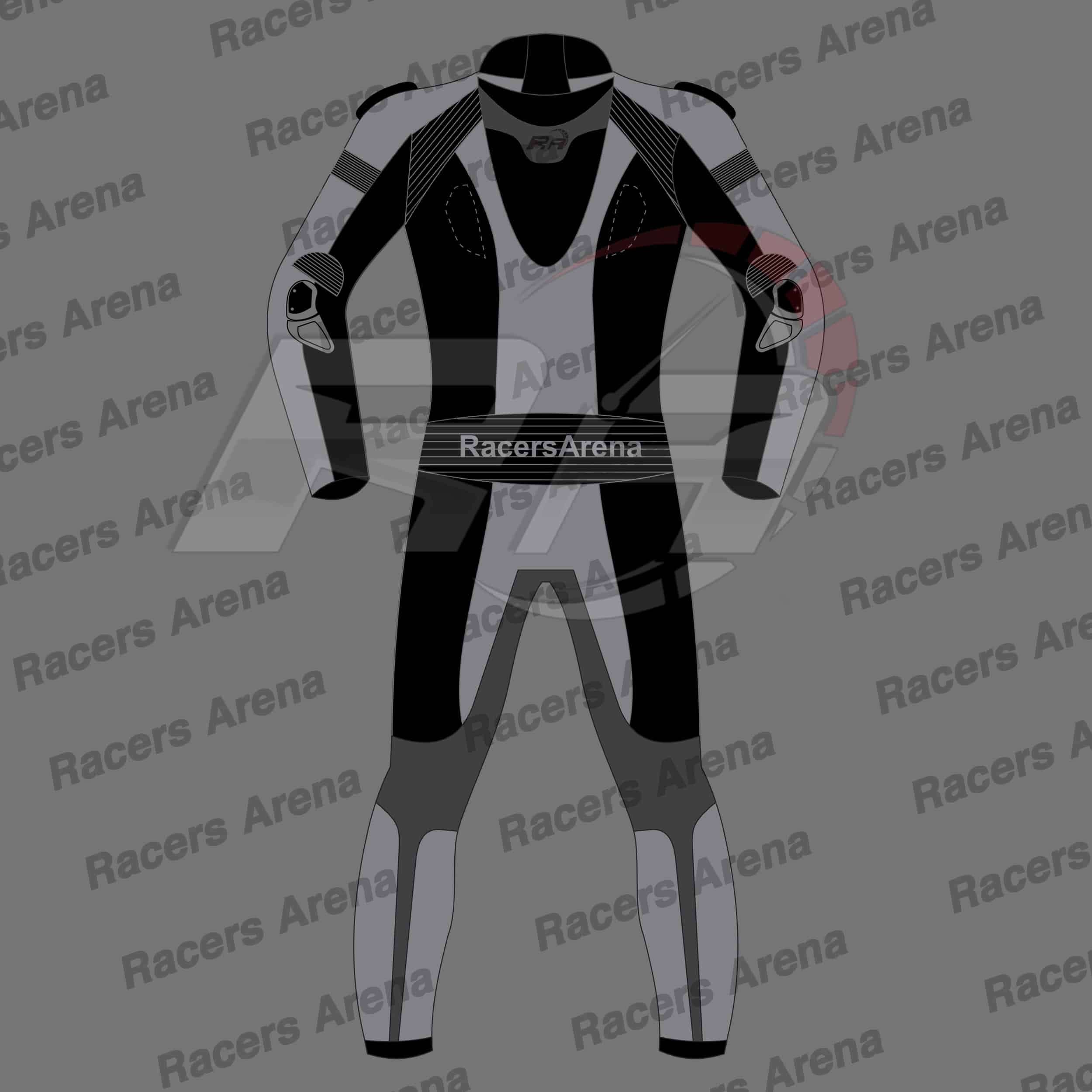 Dyno V1 Leather Race Suit Back Dyno V1 Leather Race Suit Back