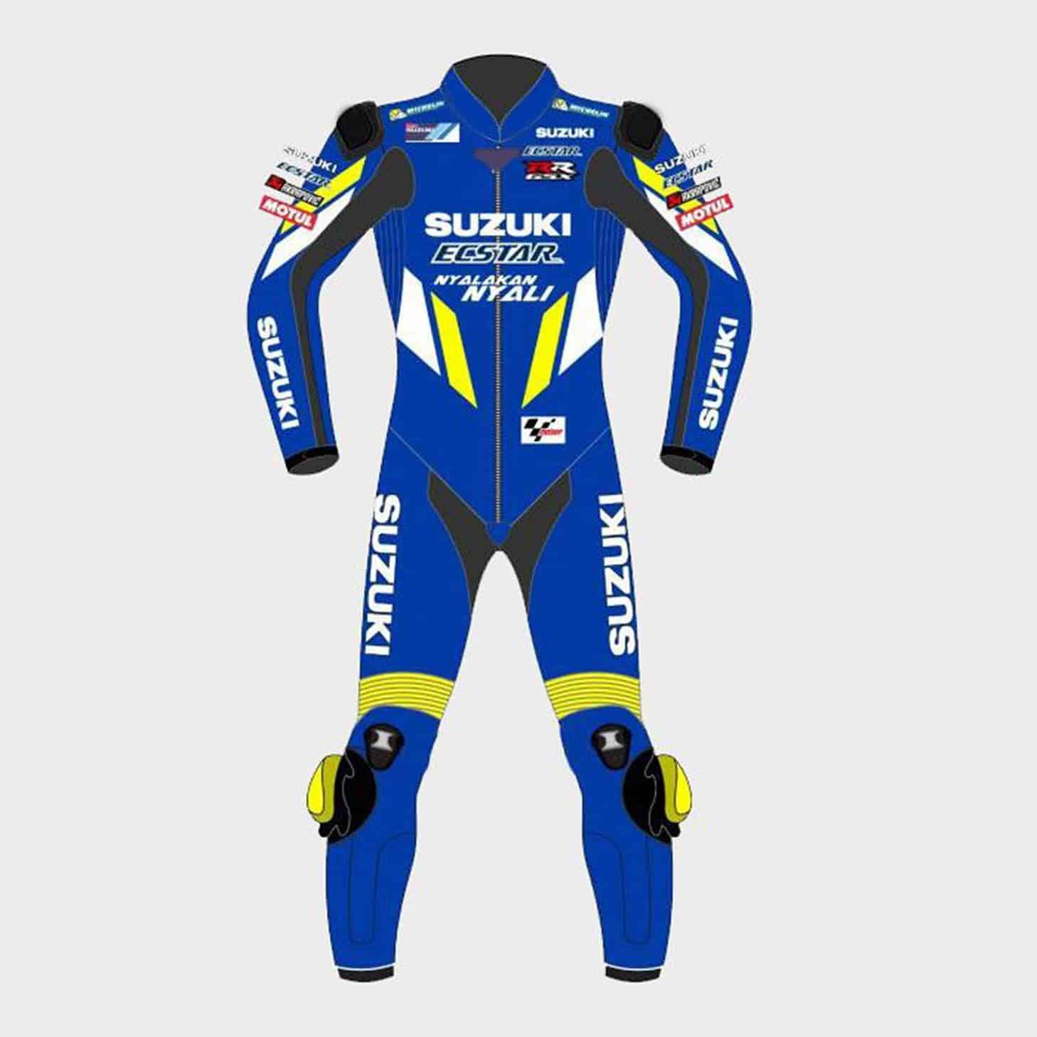 Joan Mir Suzuki Motogp 2019 Suit Back Joan Mir Suzuki Motogp 2019 Suit Back