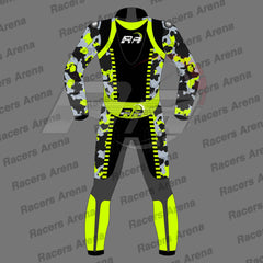 Camo Energy Leather Race Suit - Racers Arena UK