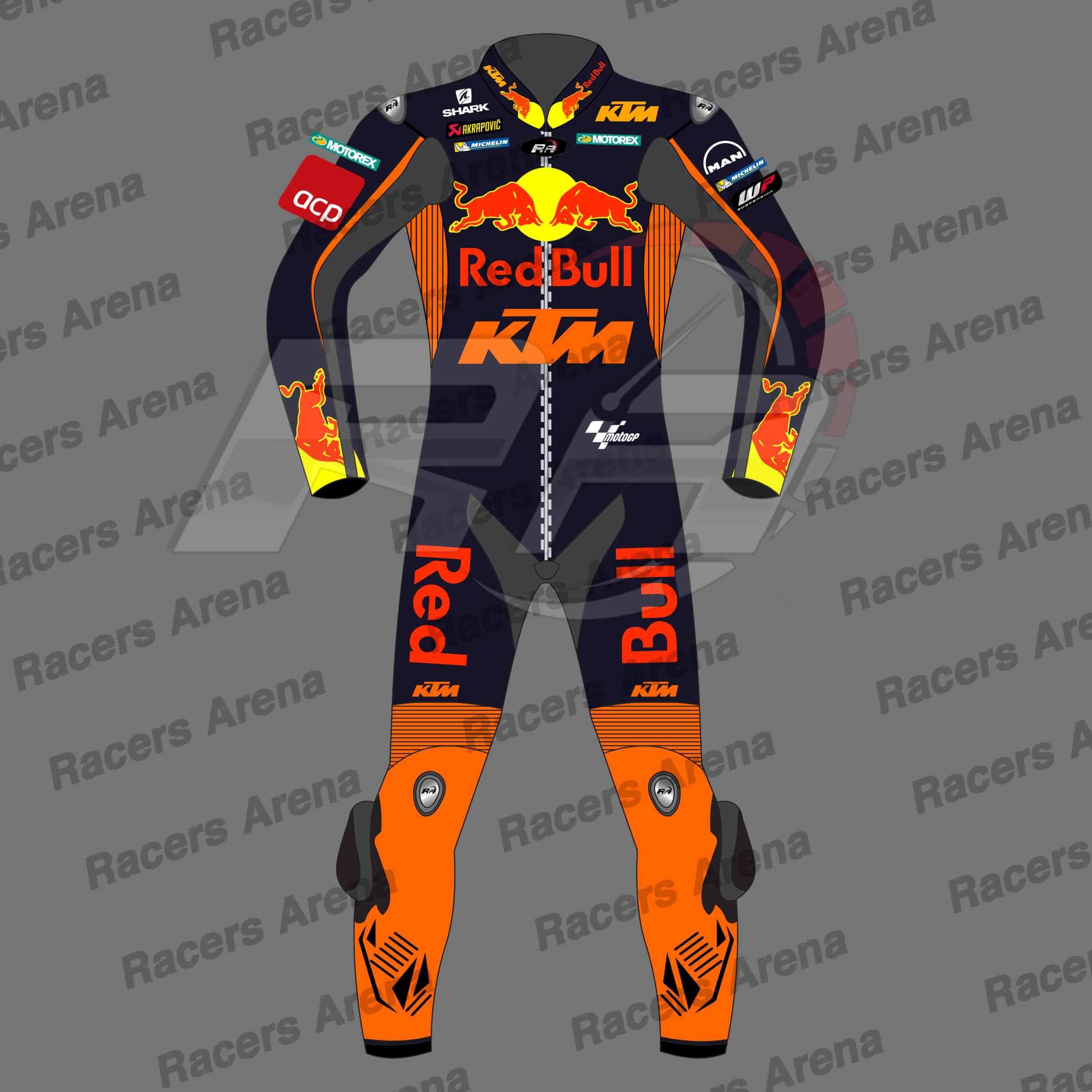 Jack Miller Red bull KTM MotoGP 2023 Race Suit - Racers Arena UK