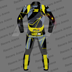 Joan Mir 36 Winter Test 2022 Leather Race Suit - Racers Arena UK