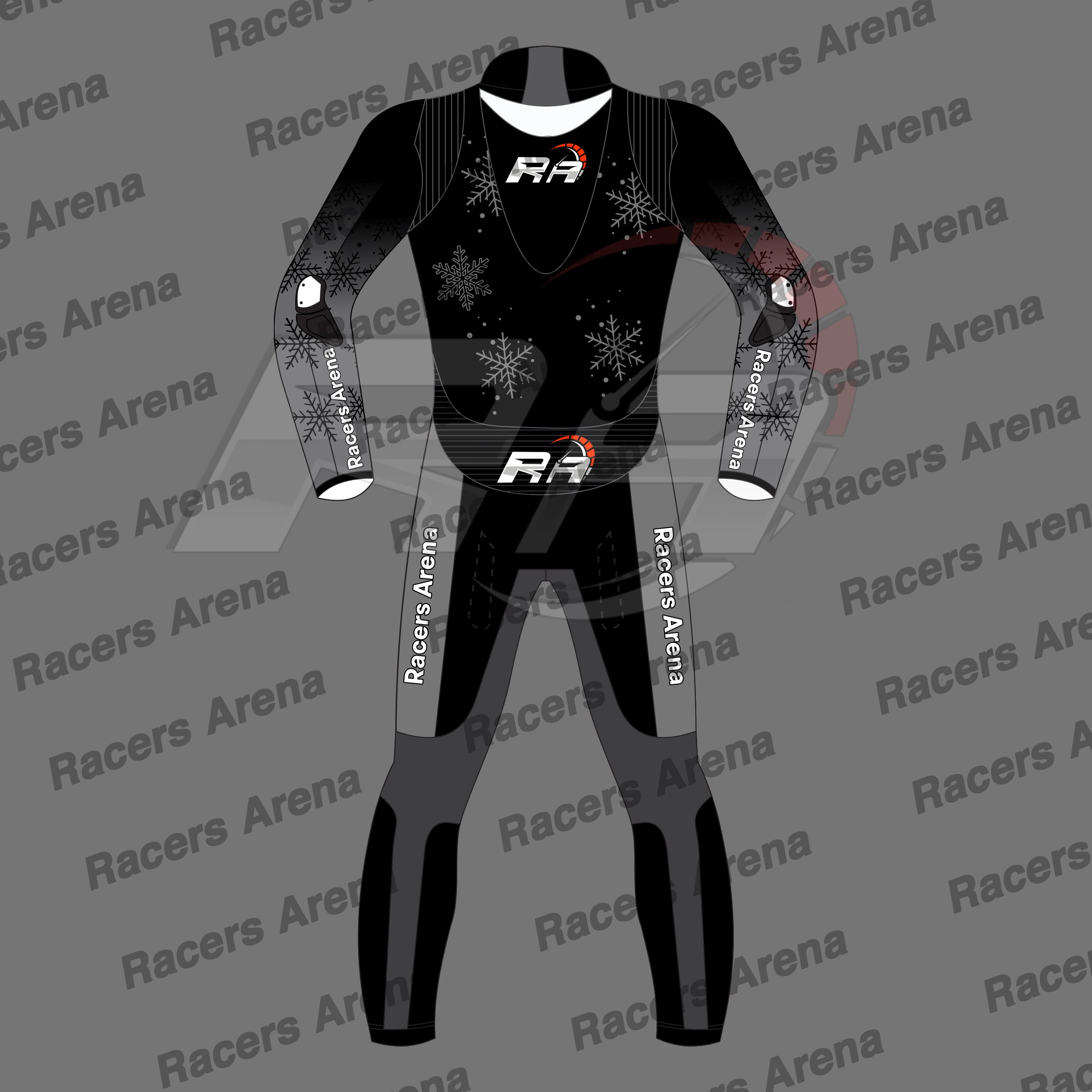 Racers Arena FrostVortex Pro Motorcycle Leather Race Suit