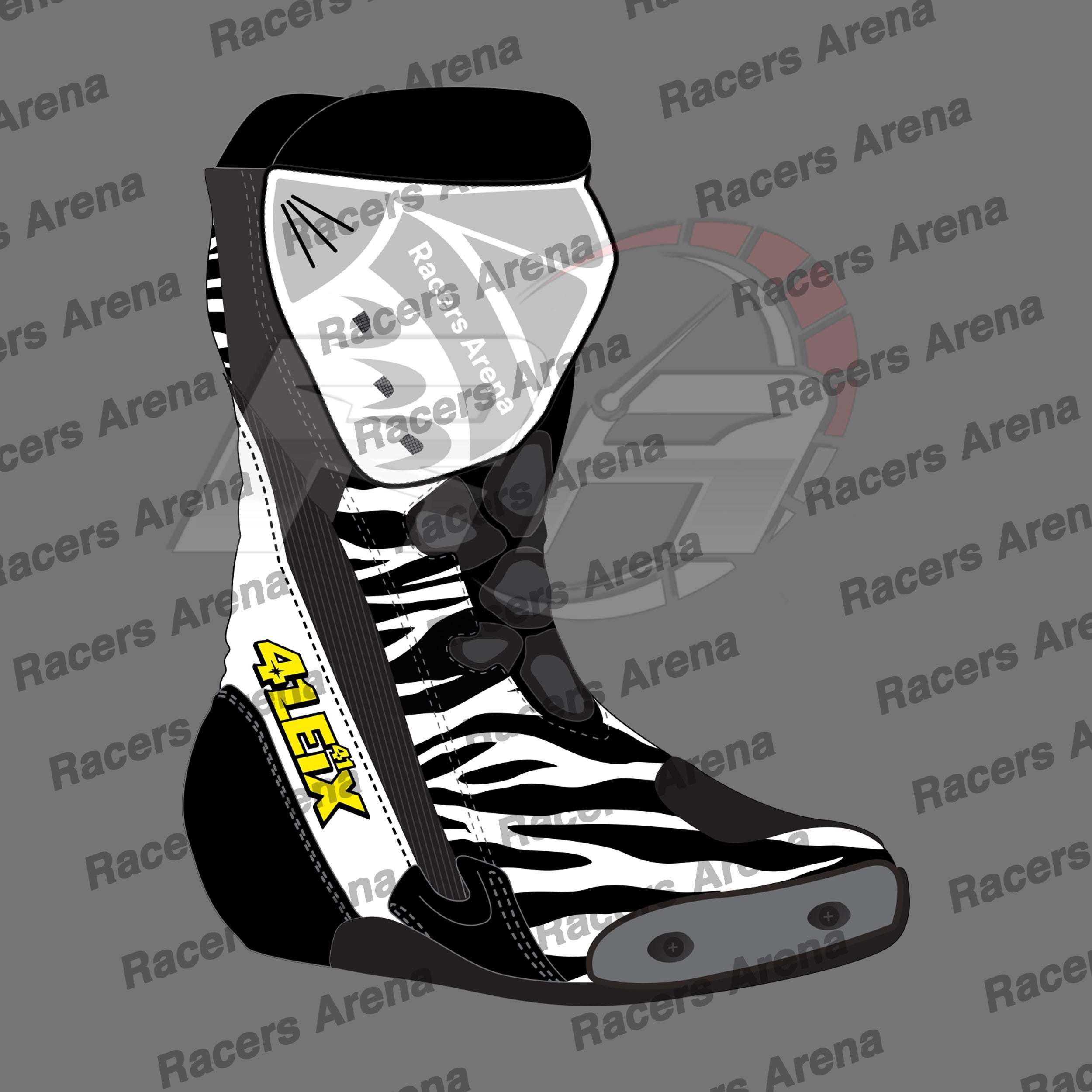 Aleix Espargaro Aprilia MotoGP 2022 Motorbike Leather Boots