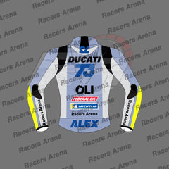 Alex Marquez MotoGP Team Gresini 2025 Motorbike Racing Jacket Back