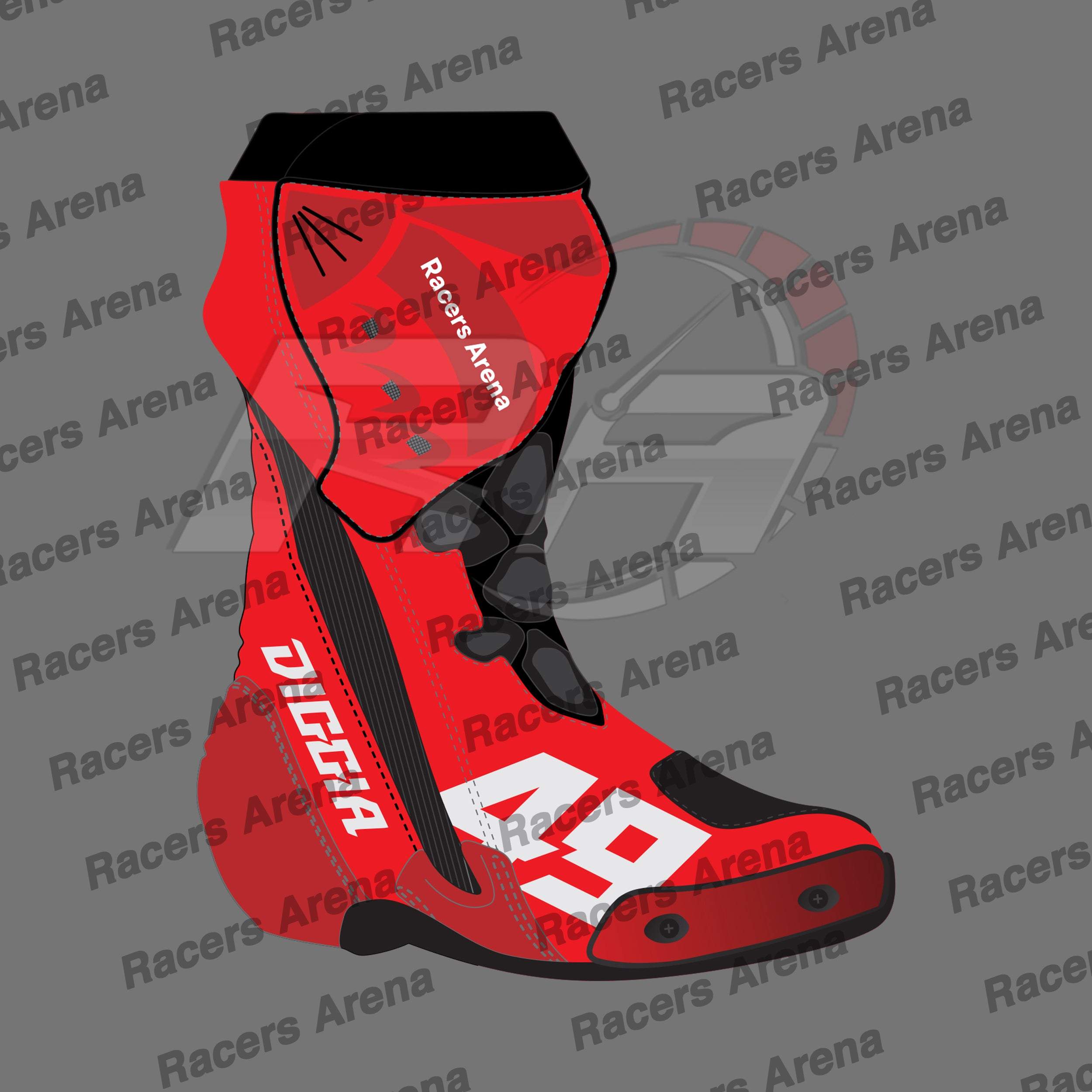 Fabio Di Giannantonio MotoGP 2023 Motorcycle Race Boots