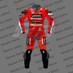 Francesco-Bagnaia-Motogp-Ducati-Motorcycle-Leather-Race-Suit-2025-Front