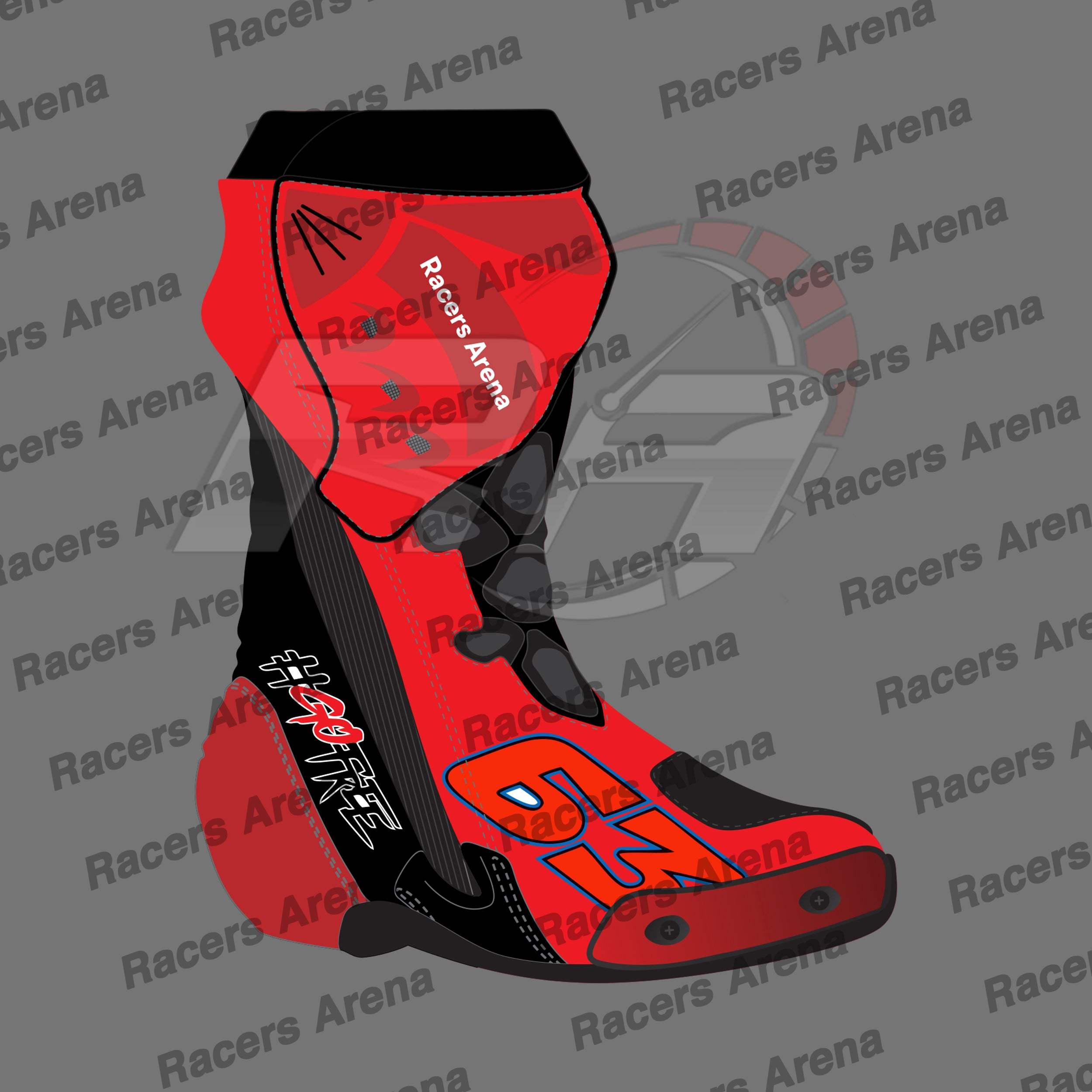 Francesco Bagnaia Gofree Ducati MotoGP 2023 Motorcycle Race Boots