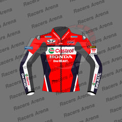 Joan Mir MotoGp Honda 2025 Motorcycle Riding Jacket Front