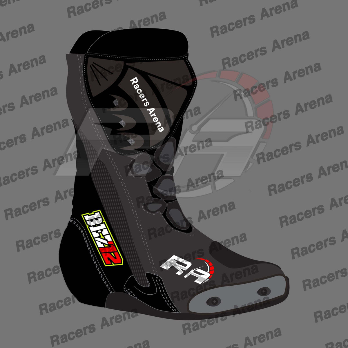 Marco Bezzecchi Mooney VR46 2022 Motorbike Racing Boots