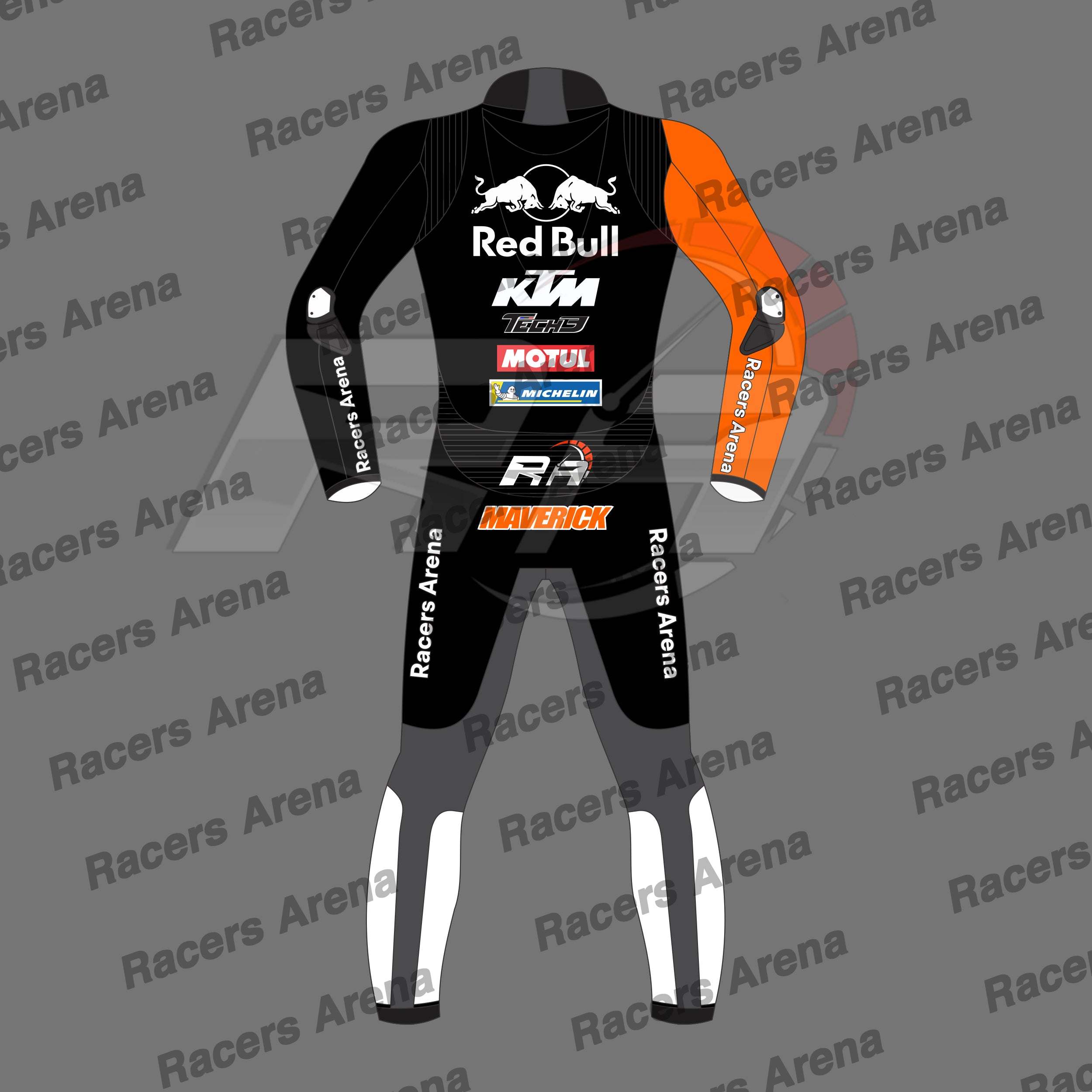 Maverick Vinales Winter Test Race Leathers 2024 Back