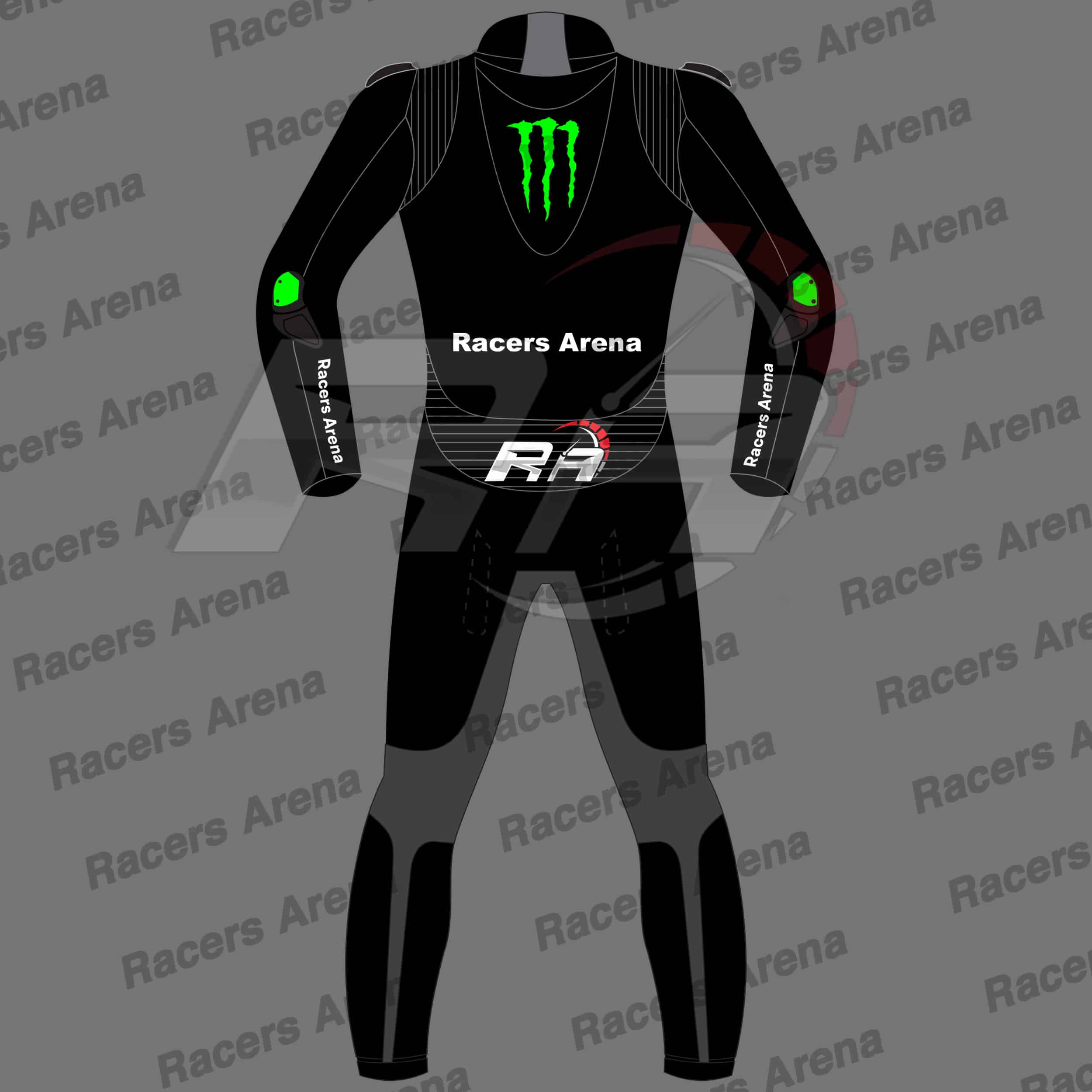 Racer Arena Monster Energy Leather Race Suit