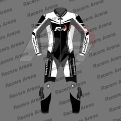 Racers Arena MotoGuard Elite Leather Race Suit Front