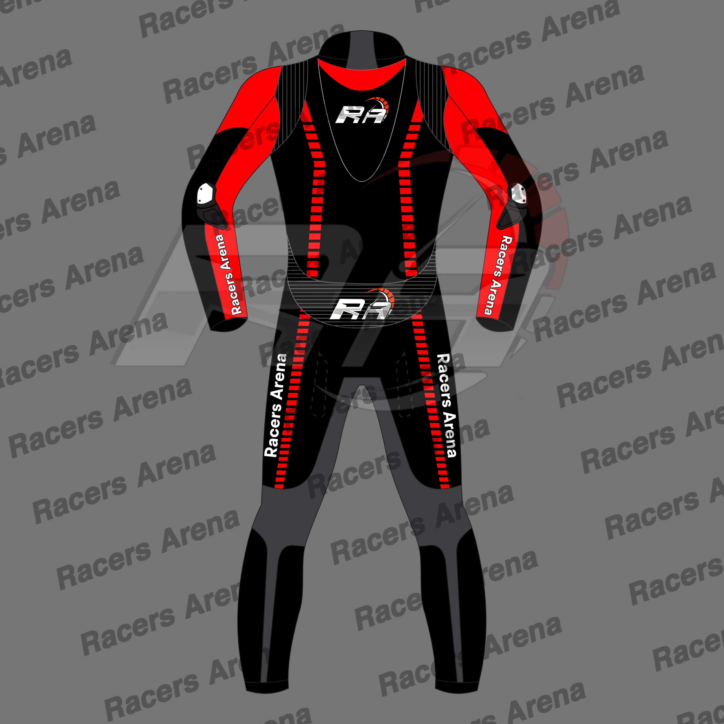 Racers Arena VELOX-R Modular Motorcycle Leather Race Suit Back