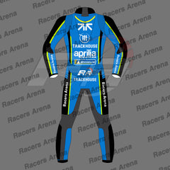 Raul Fernandez Aprilia Trackhouse MotoGP 2026 Leather Racing Suit Back