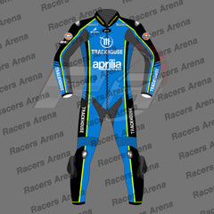 Raul Fernandez Aprilia Trackhouse MotoGP 2026 Leather Racing Suit Front