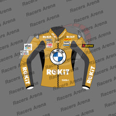 Toprak Razgatlioglu BMW Winter Test 2024 Motorcycle Leather Jacket Front