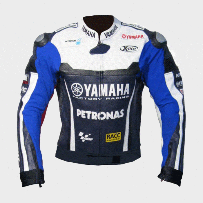 Yamaha Petronas Leather Jacket Front