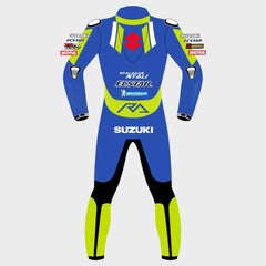 Alex Rins Suzuki Motorbike Leather Suit Back