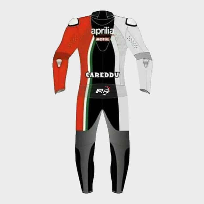 Aprilia MotoGP Motorcycle Leather Race Suit Back