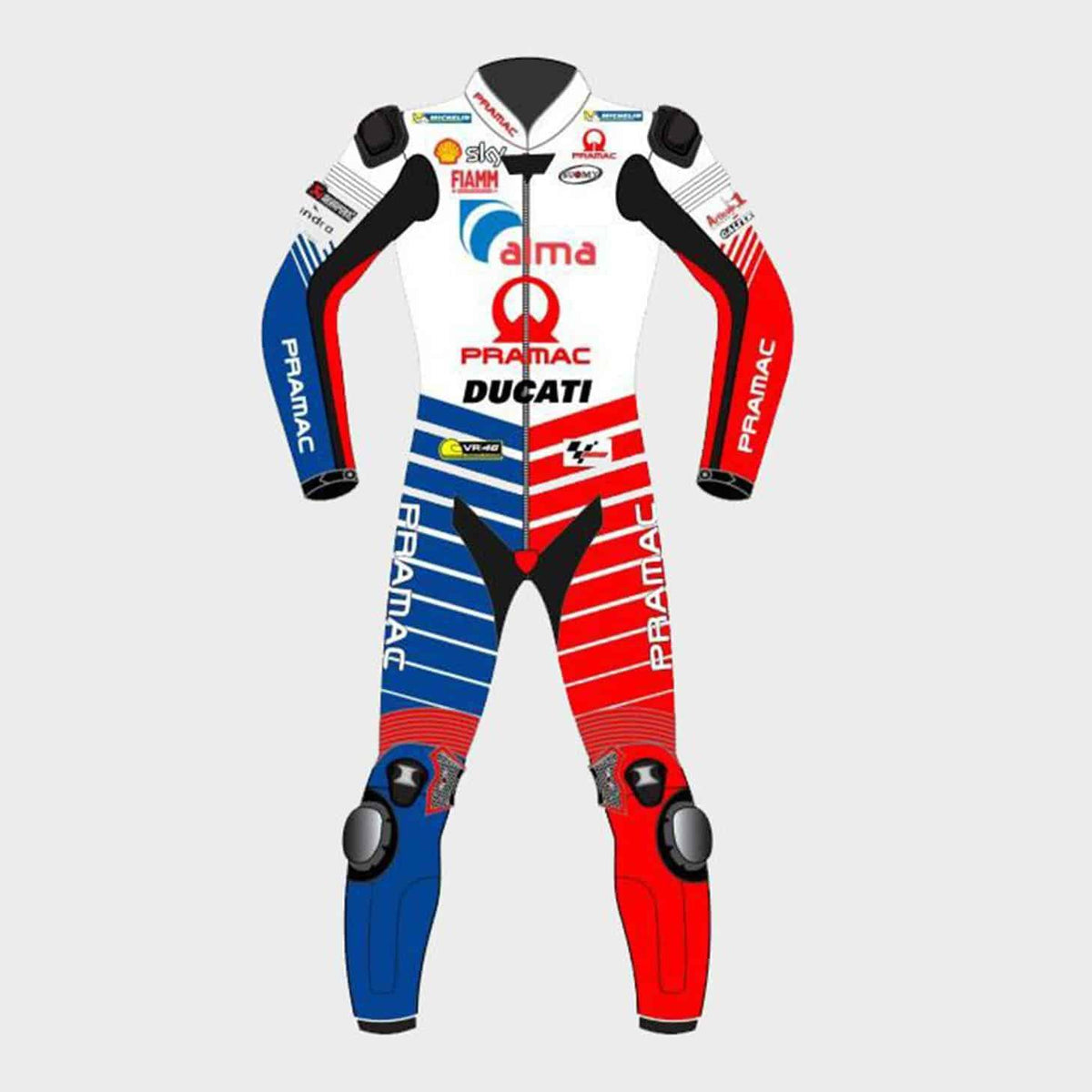 Francesco Bagnaia Ducati MotoGP 2019 Racing Suit Front