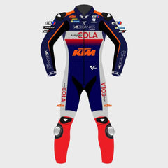 iker Lecuona KTM Motorbike Leather Suit 2020 Front