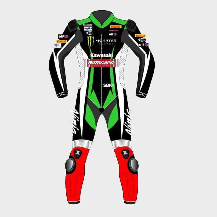 Jonathan Rea Kawasaki WSBK 2017 Racing Suit Front