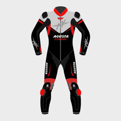 MV Agusta Motorcycle Leather Suit Front