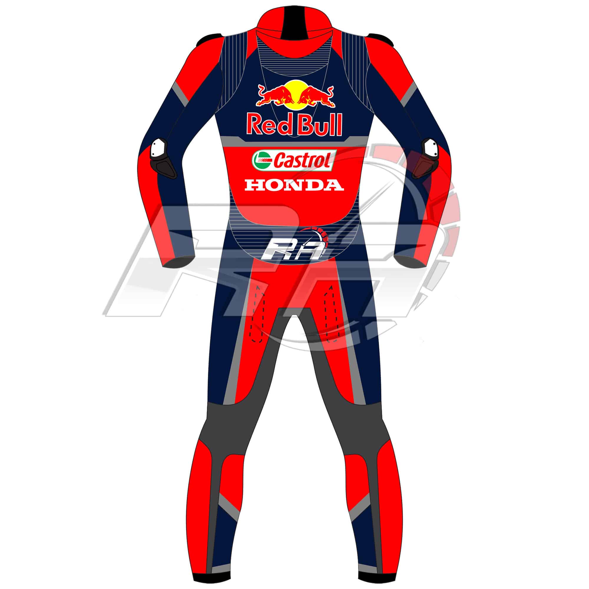 Nicky Hayden Red Bull Honda WSBK 2017 Race Suit Back