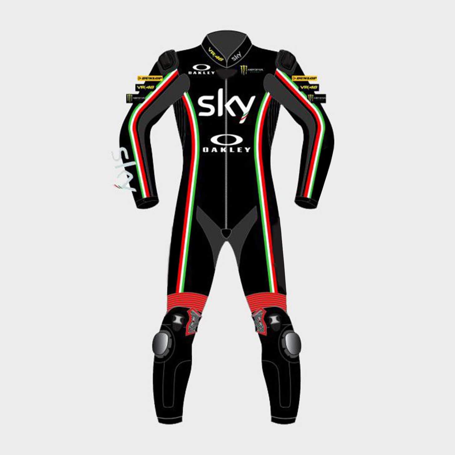 Sky Motorcycle Leather Suit 2017 Back