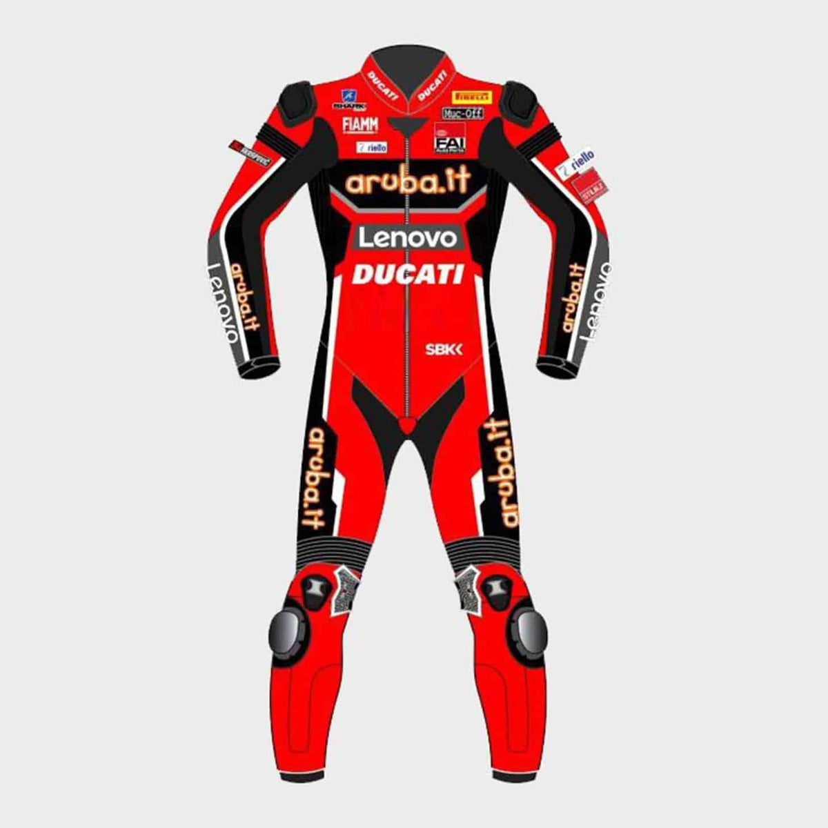 Scott Redding Suit Ducati WSBK 2020 Front