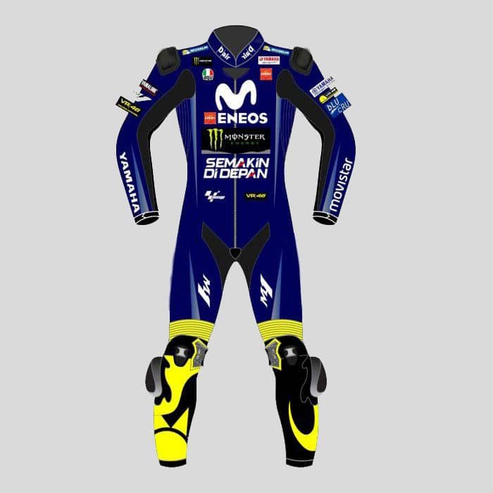 Valentino Rossi Movistar Yamaha 201 Front8 Suit in Blue